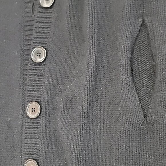 Club Monaco Knit sweater wool/Angora/cashmere blend buttoned sweater/ Cape - Picture 5 of 6